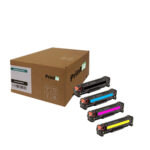 HP 312A kasečių rinkinys c/m/y/bk (Printle)