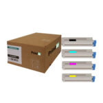 OKI 458628 kasečių rinkinys c/m/y/bk (Printle)