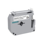 Brother lipni analoginė juostelė M-K231 balta/juoda (12mm)