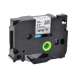 Brother lipni analoginė juostelė TZE-241 balta/juoda (18mm)