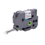 Brother lipni analoginė juostelė TZE-251 balta/juoda (24mm)