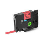 Brother lipni analoginė juostelė TZE-431 raudona/juoda (12mm)