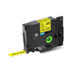 Brother lipni analoginė juostelė TZE-631 geltona/juoda (12mm)