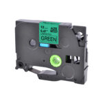 Brother lipni analoginė juostelė TZE-731 žalia/juoda (12mm)