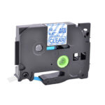 Brother lipni analoginė juostelė TZE-133 skaidri/mėlyna (12mm)