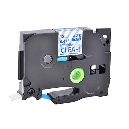 Brother-TZ-133 Brother lipni analoginė juostelė TZE-133 skaidri/mėlyna (12mm) - Image 1
