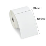 Zebra lipnios termo siuntų etiketės (102mm x 150mm) 300vnt.