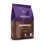 Löfbergs Espresso Whole kavos pupelės espresui, 1kg