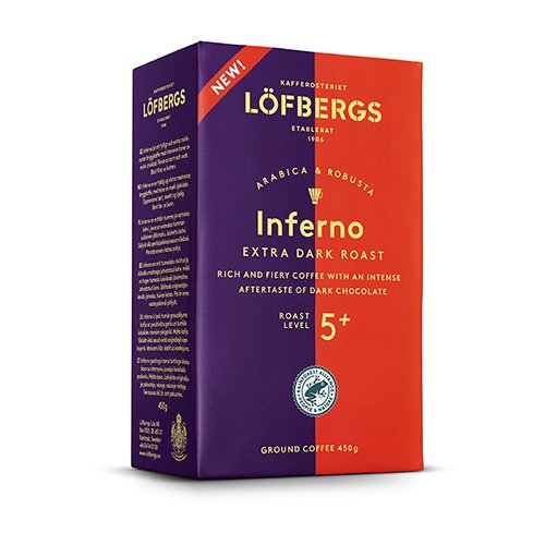 Löfbergs-Inferno-malta-kava Löfbergs Inferno malta kava, 450g - Image 1